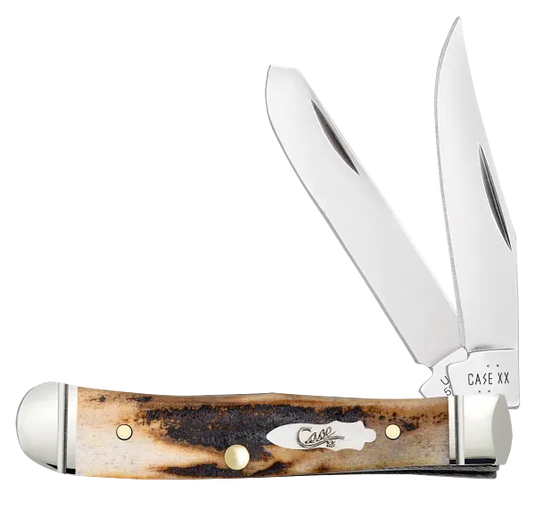 Case 2026 SHOT Show Genuine Stag Tiny Trapper in Gift Tin, Fluted (10862)