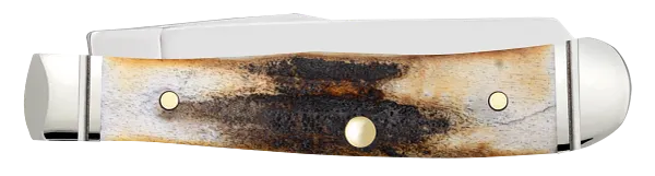 Cargue la imagen en el visor de la galería, Case 2026 SHOT Show Genuine Stag Tiny Trapper in Gift Tin, Fluted (10862)
