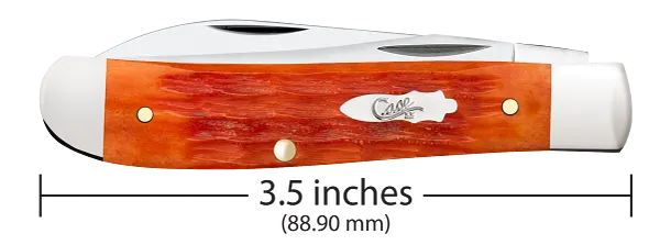 Cargue la imagen en el visor de la galería, Case Crandall Jig Tequila Sunrise Bone Mini Trapper (57531)
