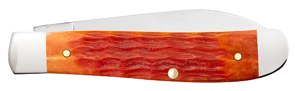 Cargue la imagen en el visor de la galería, Case Crandall Jig Tequila Sunrise Bone Mini Trapper (57531)
