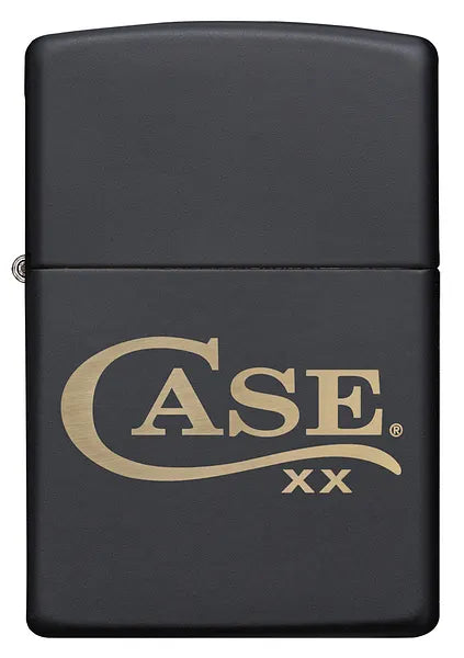 Cargue la imagen en el visor de la galería, Zippo® Case Long Tail C Logo Lighter, Black Matte (52478)
