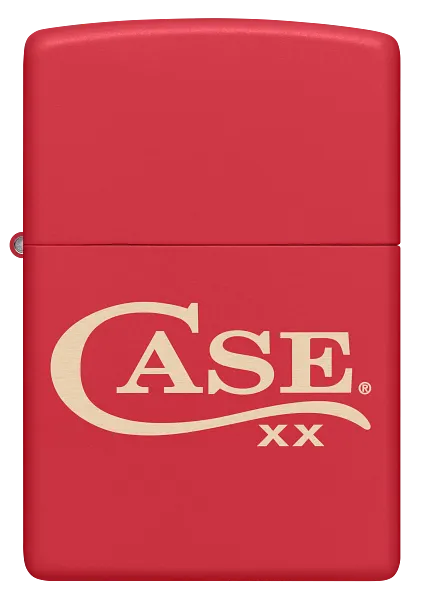 Zippo® Case Long Tail C Logo Lighter, Red Matte (50266)