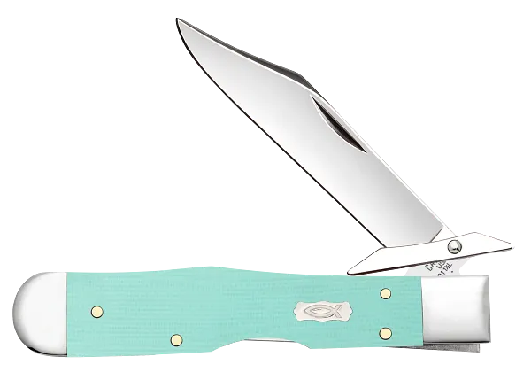 Cargue la imagen en el visor de la galería, Case Seafoam Green G10 Cheetah® Cub (18112)
