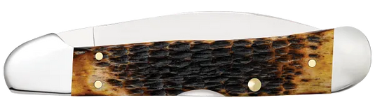 Case Burnt Amber Bone Rogers Jig CopperLock, Carbon Steel (51392)