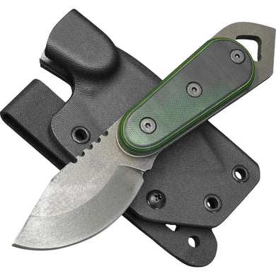 Shed Knives 2025 Skur, Day Glow / Black Layered G-10 (SK25SKDG)