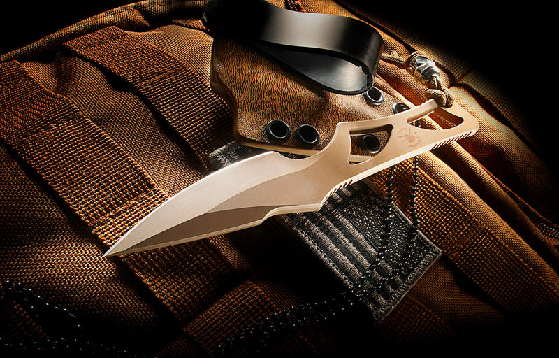 Load image into Gallery viewer, Spartan Blades Elite Enyo Neck Knife, FDE, S45VN (SB2DE)
