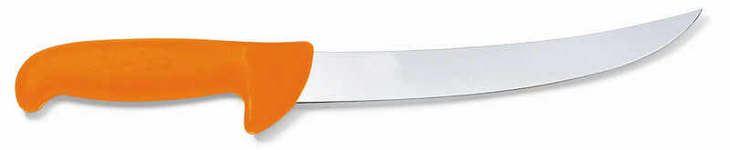 Load image into Gallery viewer, F. Dick 8&quot;  Ergogrip Butcher Knife Curved Orange (8242521-53)
