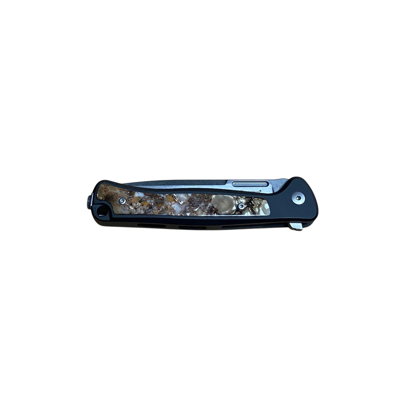 Load image into Gallery viewer, Santa Fe Stoneworks lionSTEEL® Skinny, Black Aluminum with Mammoth Fusion, MagnaCut (SFLSS)
