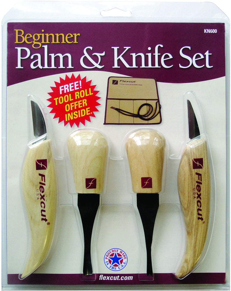 Cargue la imagen en el visor de la galería, Flexcut Beginner Palm and Knife Set (KN600)
