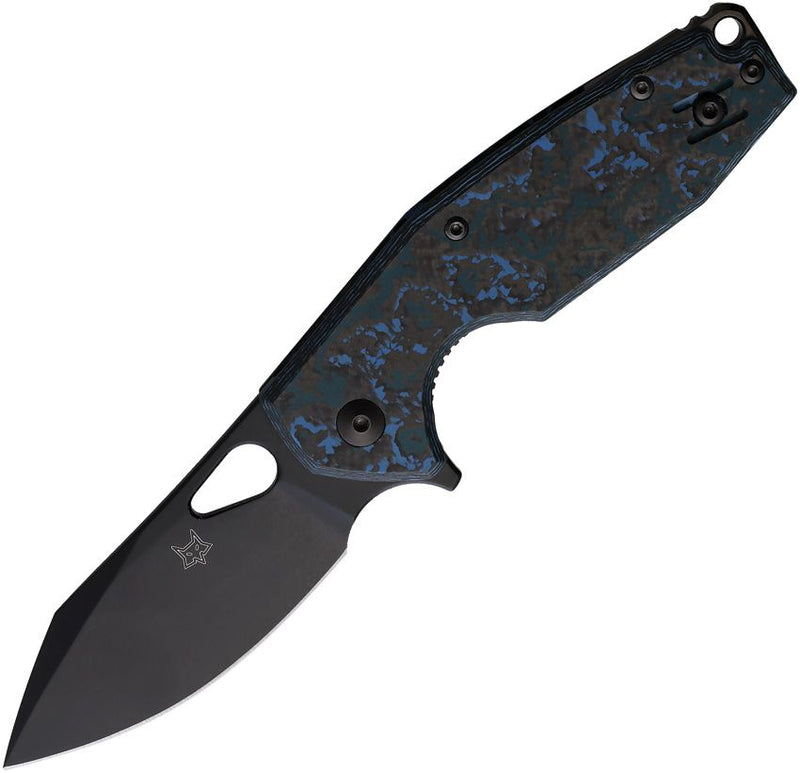 Cargue la imagen en el visor de la galería, Fox Yaru Linerlock Black/Blue Fat Carbon (FX-FA527LIAS)
