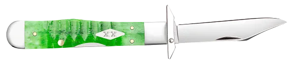 Cargue la imagen en el visor de la galería, Case Bright Green Bone Gator Jig Cheetah® Cub (11446) - COMING SOON!
