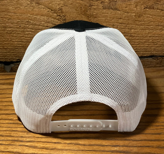 Willey Knives Richardson 112 Hat, Black with White Mesh (HAT11)