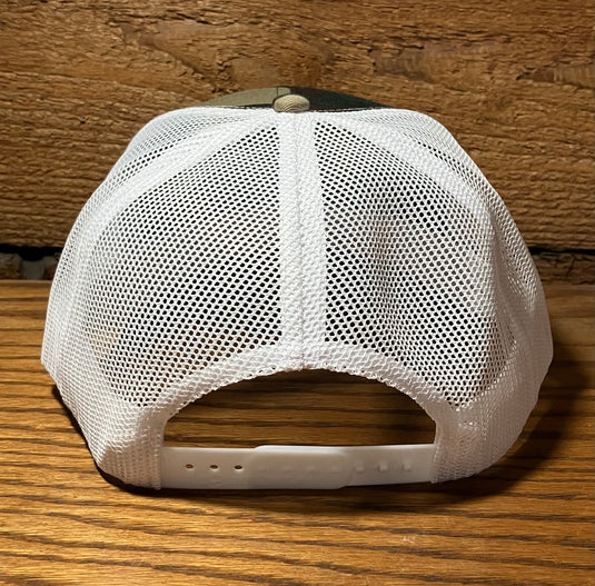Willey Knives Trucker Cap, Gen Camo with White Mesh (HAT12)