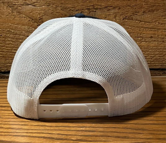 Willey Knives Trucker Cap, Navy with White Mesh (HAT15)