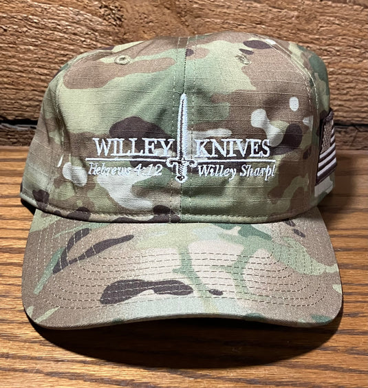 Willey Knives Cloth Cap, Tactical Multicam (HAT6)