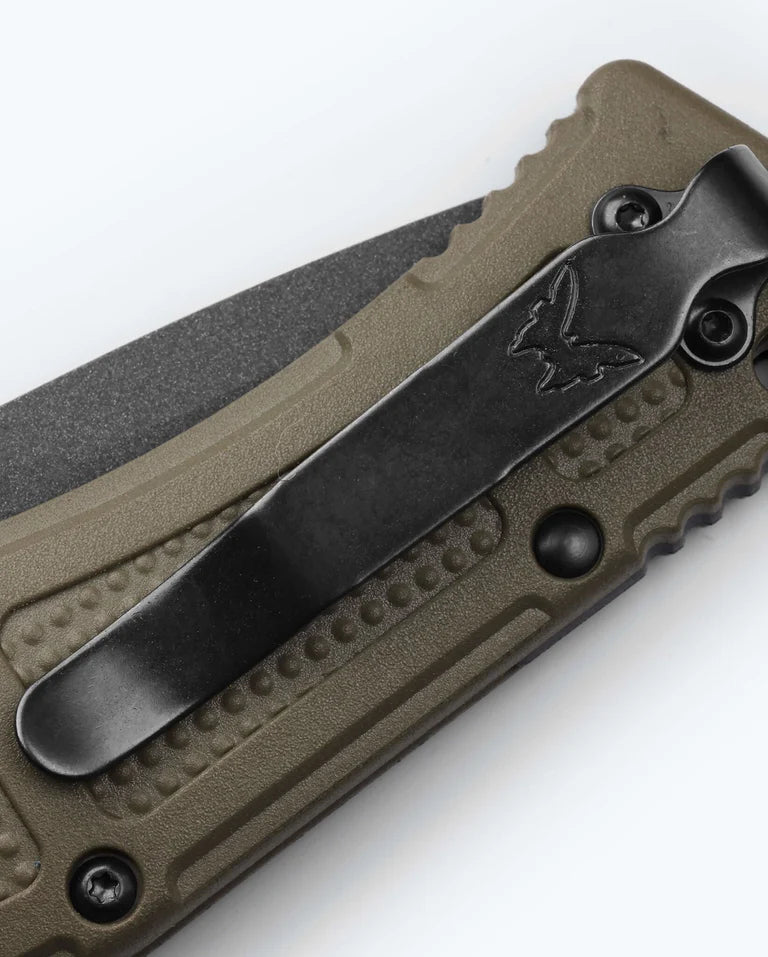 Load image into Gallery viewer, Benchmade Claymore Auto, Ranger Green Grivory®, D2 (9070BK-1) - COMING SOON!!
