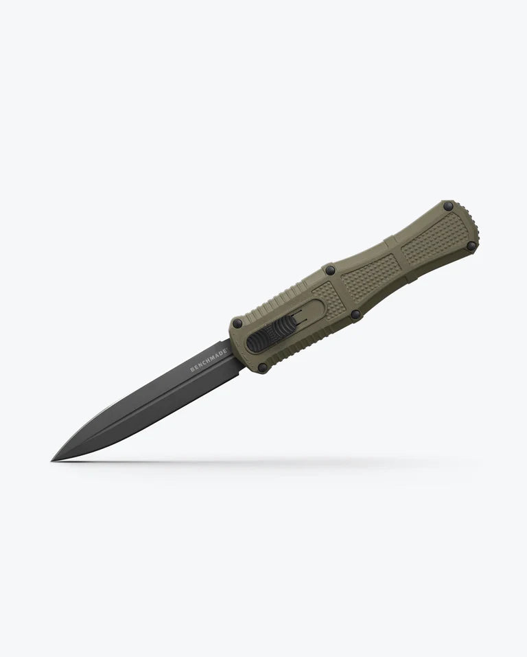 Load image into Gallery viewer, Benchmade Claymore OTF Auto, Ranger Green Grivory®, D2 (3370GY-1) - COMING SOON!!
