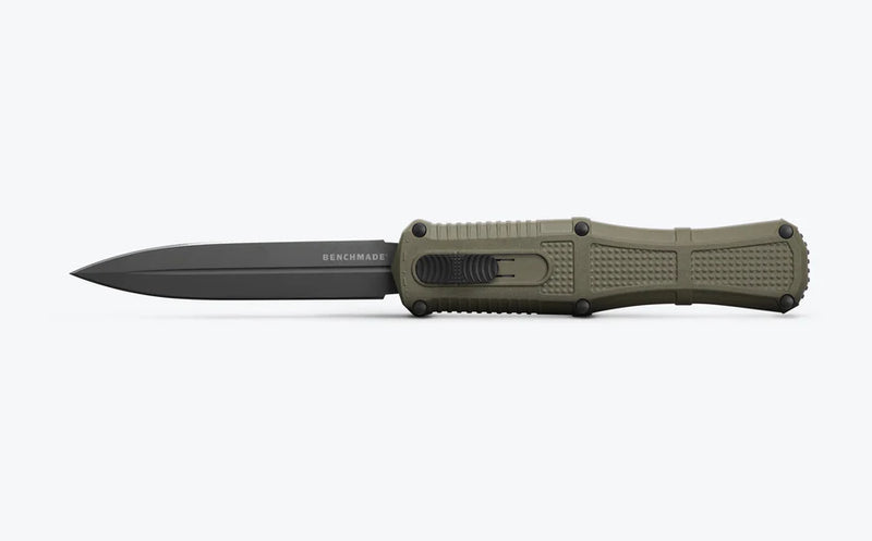 Load image into Gallery viewer, Benchmade Claymore OTF Auto, Ranger Green Grivory®, D2 (3370GY-1) - COMING SOON!!
