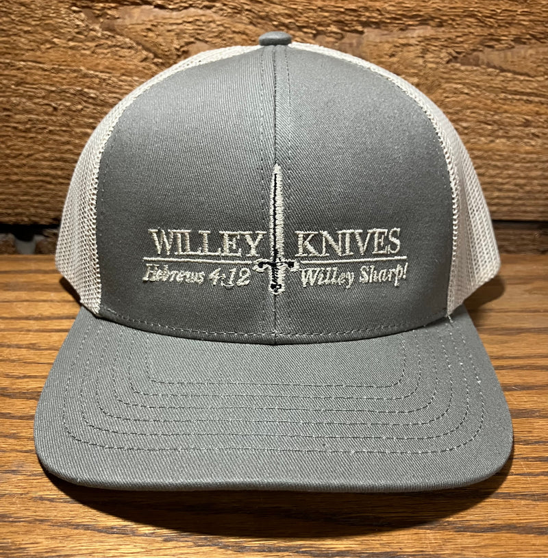 Load image into Gallery viewer, Willey Knives Low Profile Trucker Cap, Loden with Khaki Mesh (WKHAT18)
