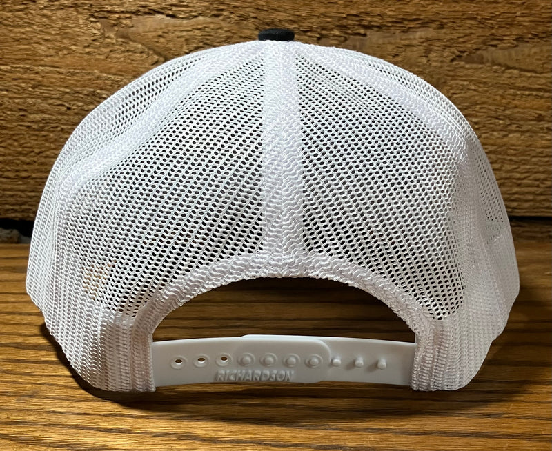 Cargue la imagen en el visor de la galería, Willey Knives Richardson 112 Hat, Black with White Mesh (HAT11)

