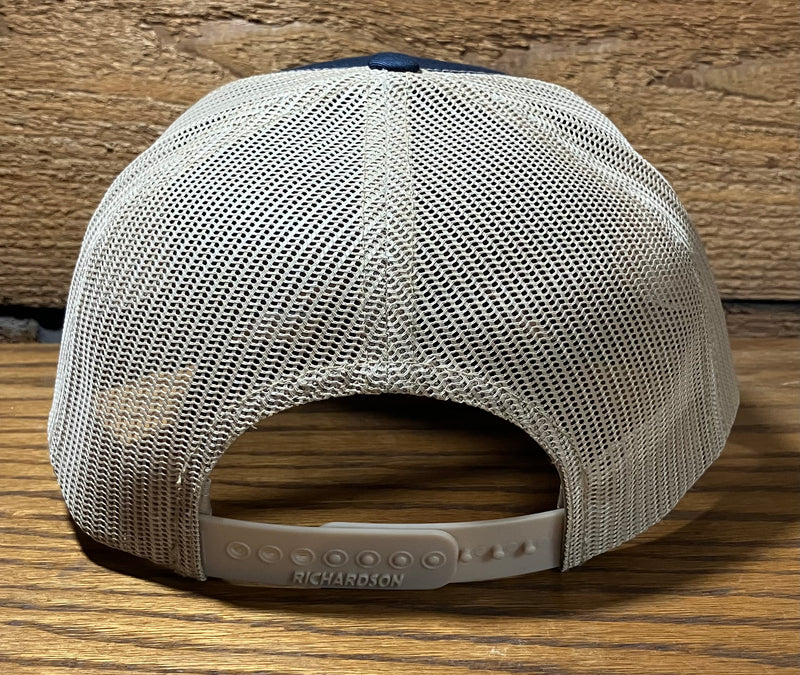 Cargue la imagen en el visor de la galería, Willey Knives Richardson 112 Hat, Navy with Khaki Mesh (HAT16)
