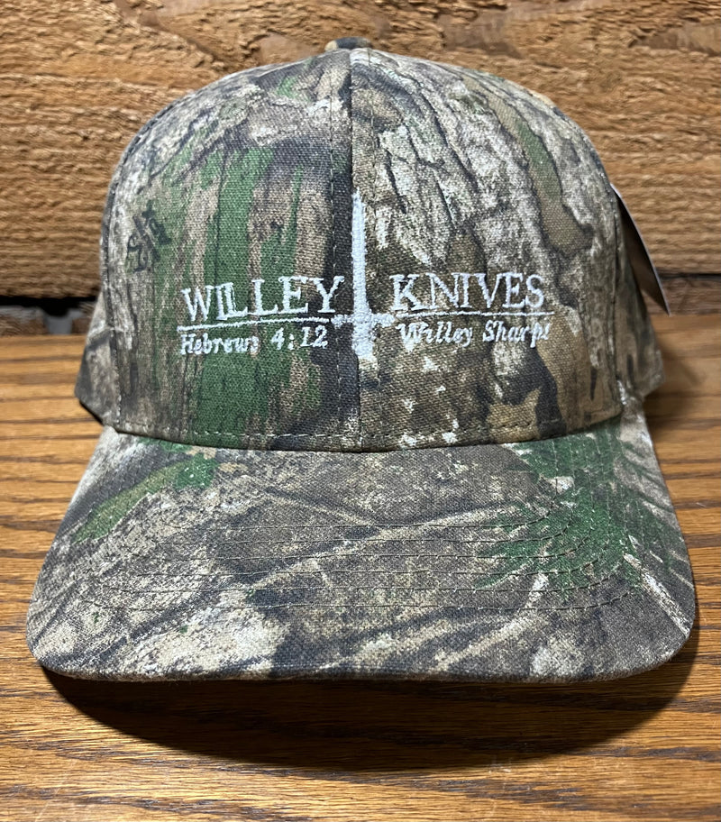 Cargue la imagen en el visor de la galería, Willey Knives Cloth Cap, Realtree APX (HAT1)

