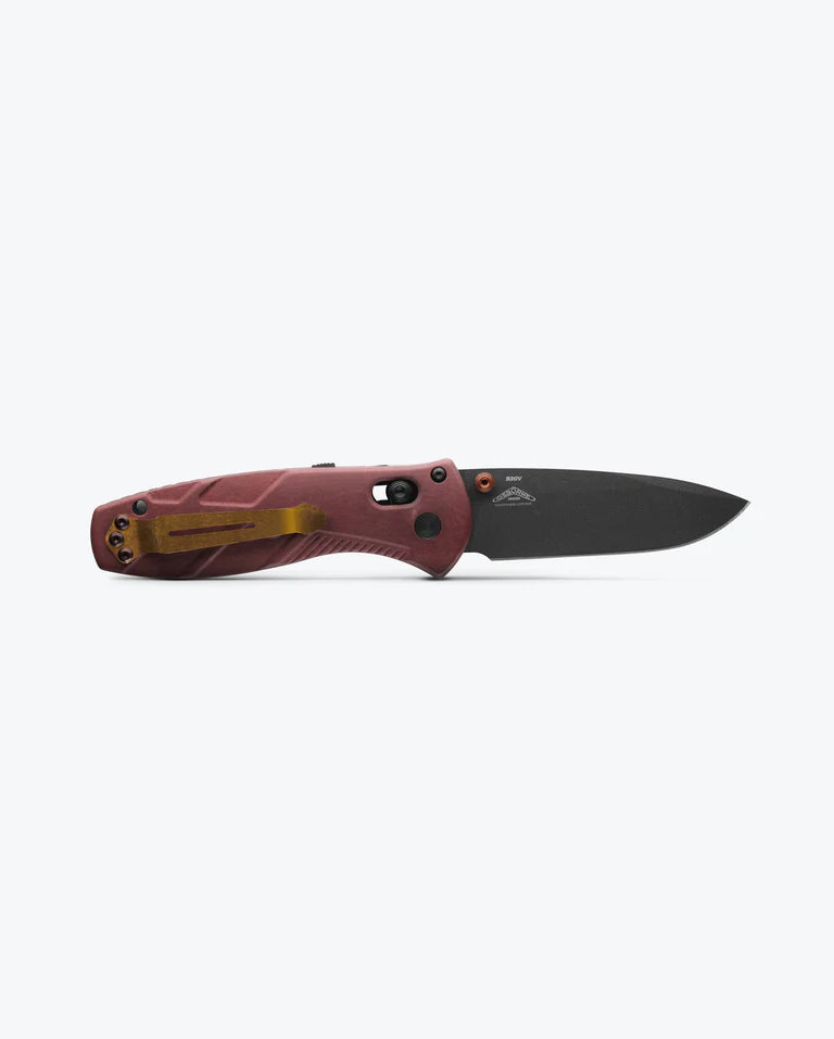 Load image into Gallery viewer, Benchmade Mini Barrage® AXIS® Assist Redstone Richlite (585BK-04)
