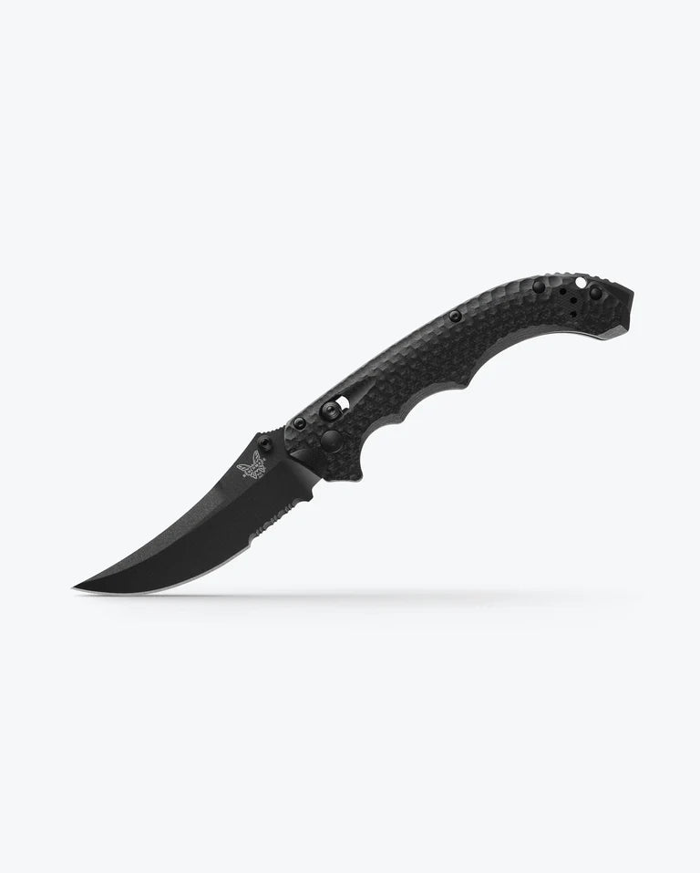 Cargue la imagen en el visor de la galería, Benchmade Mini Bedlam™ AXIS® Lock Black G10 Partial Serration (865SBK) - COMING IN MARCH!!
