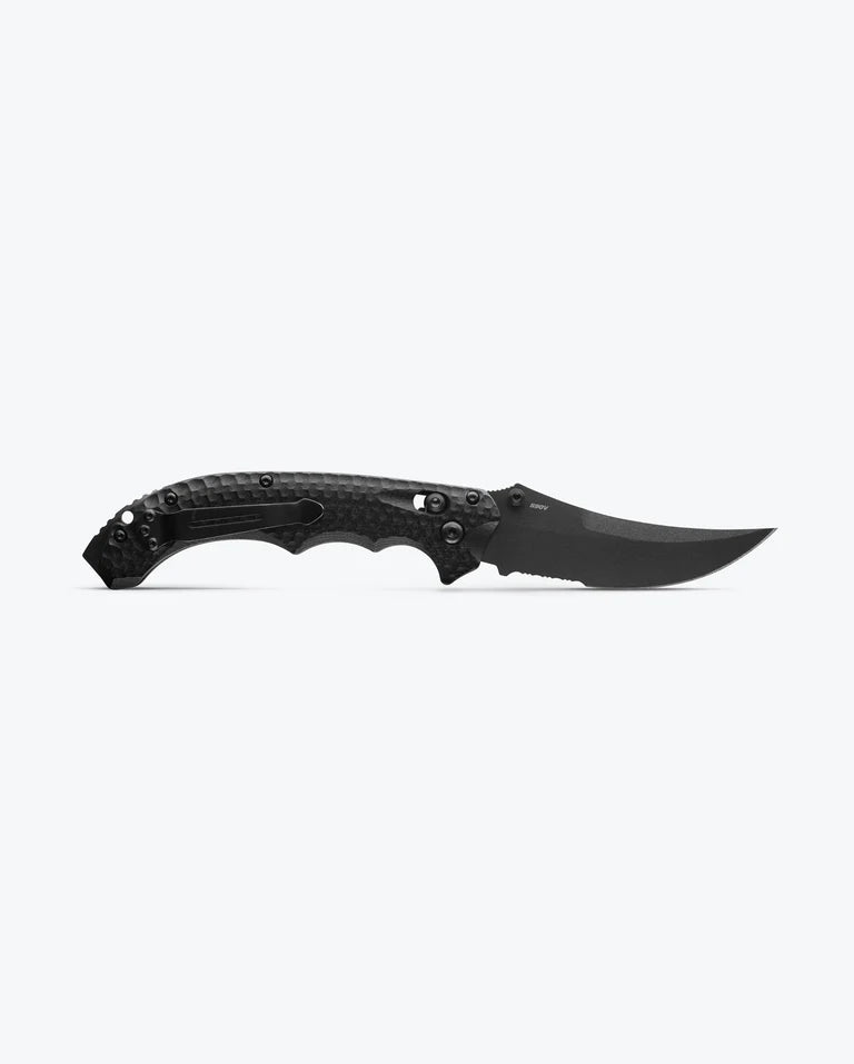 Cargue la imagen en el visor de la galería, Benchmade Mini Bedlam™ AXIS® Lock Black G10 Partial Serration (865SBK) - COMING IN MARCH!!
