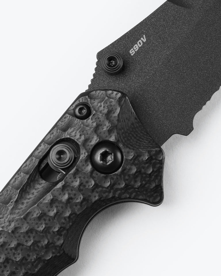 Cargue la imagen en el visor de la galería, Benchmade Mini Bedlam™ AXIS® Lock Black G10 Partial Serration (865SBK) - COMING IN MARCH!!
