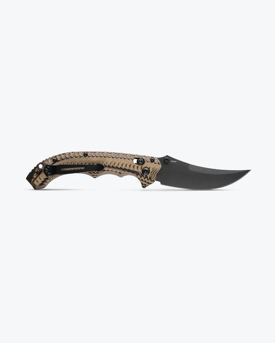 Benchmade Mini Bedlam™ AXIS® Lock Coyote/Black/OD Layered G10 (865BK-01) - COMING IN MARCH!!