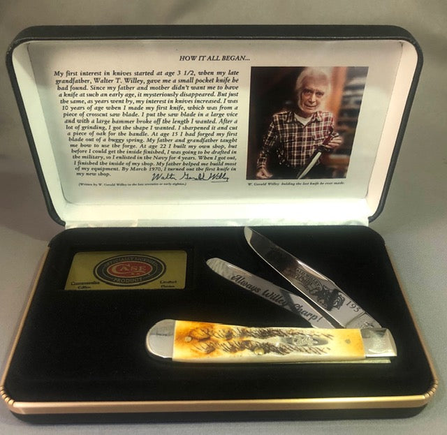 Load image into Gallery viewer, Case Commemorative Knife for Gerald Willey
