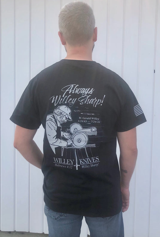 Gerald Willey Commemorative Short Sleeve T-Shirt, Black
