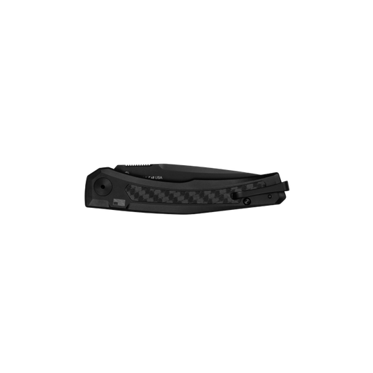 Zero Tolerance 0556BLK Auto Black Titanium Carbon Fiber Inlay, MagnaCut