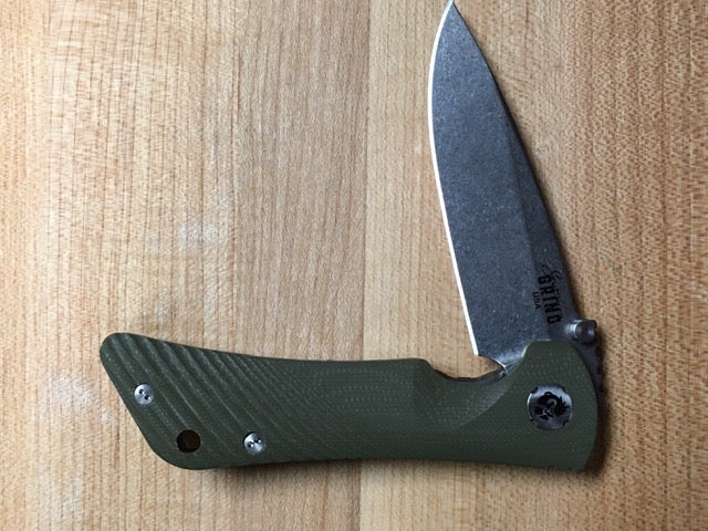 Load image into Gallery viewer, Southern Grind Spider Monkey MagnaCut Drop Point OD Green G10 (SG22273)
