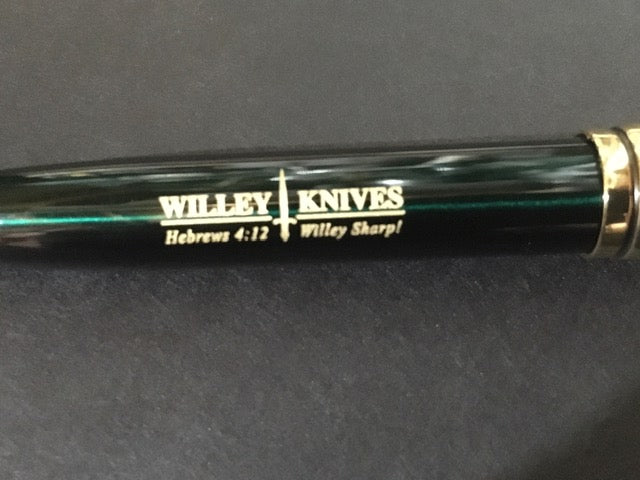 Load image into Gallery viewer, Willey Knives Light-Up Pen, Green
