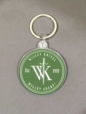 Willey Knives Logo Keychain