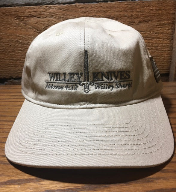 Load image into Gallery viewer, Willey Knives Cloth Cap, Khaki (WKHAT8)
