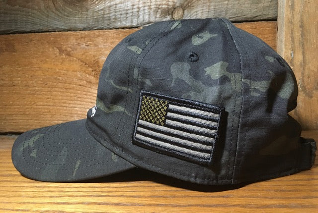 Cargue la imagen en el visor de la galería, Willey Knives Cloth Cap, Tactical Multicam Black (WKHAT7)
