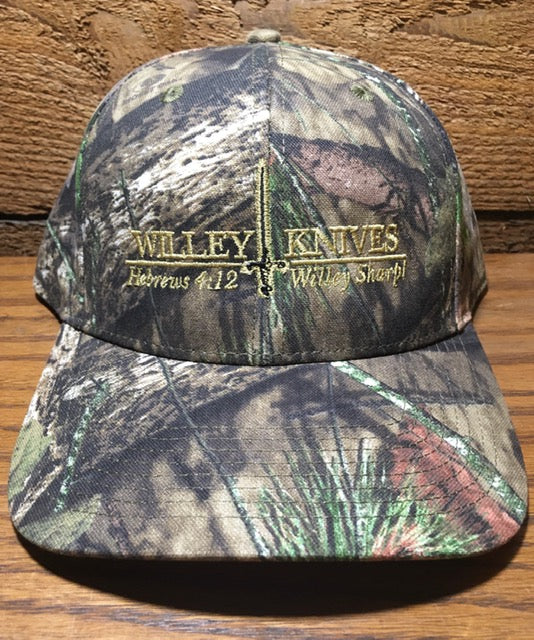 Load image into Gallery viewer, Willey Knives Snapback Hat, Cloth, Mossy Oak® Break-Up (WKHAT5)
