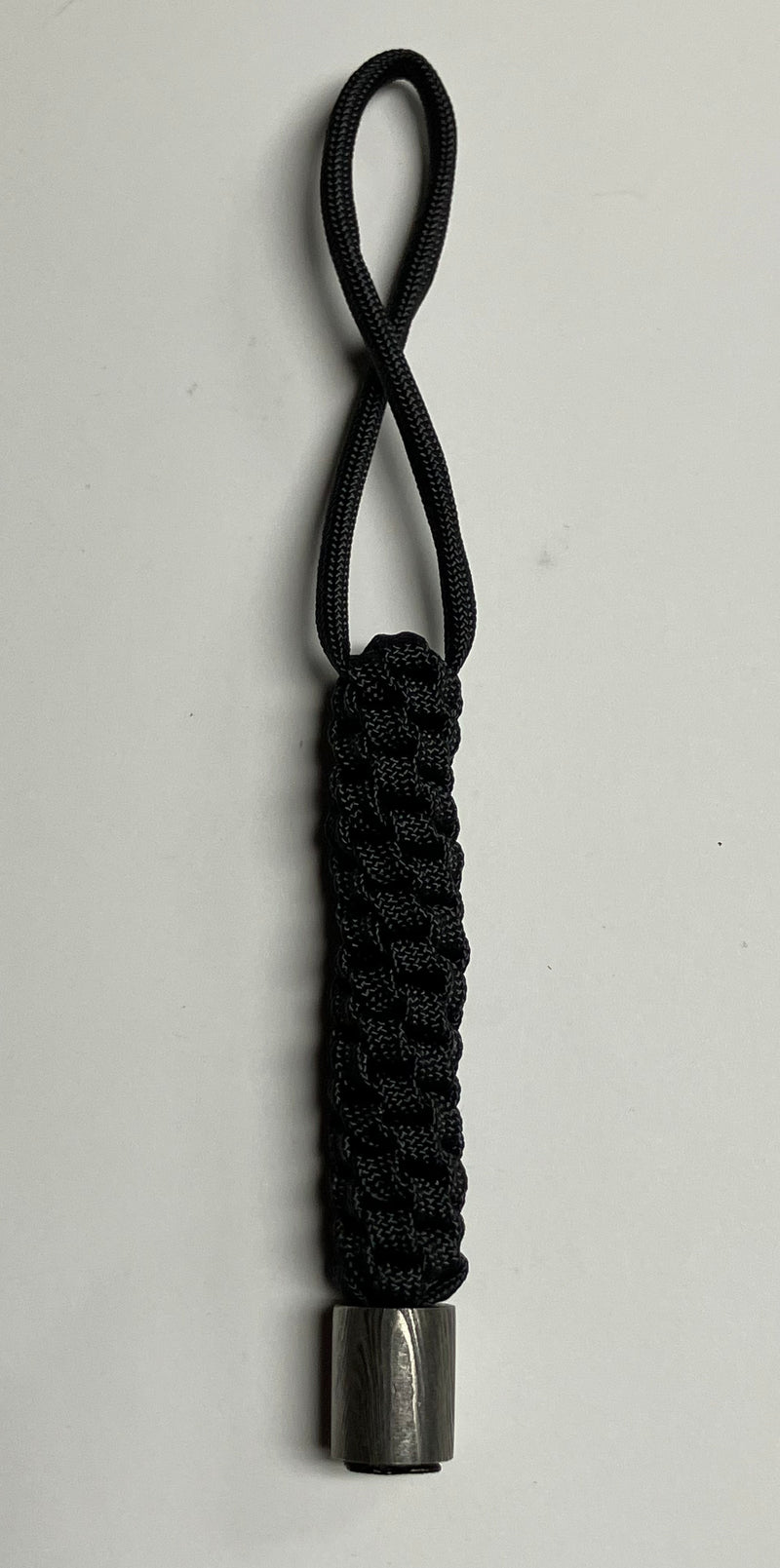 Cargue la imagen en el visor de la galería, Anchor&#39;s Knot 550 Paracord Spiral Knot Lanyard with Straight Barrel Damascus Bead (AKBDB)
