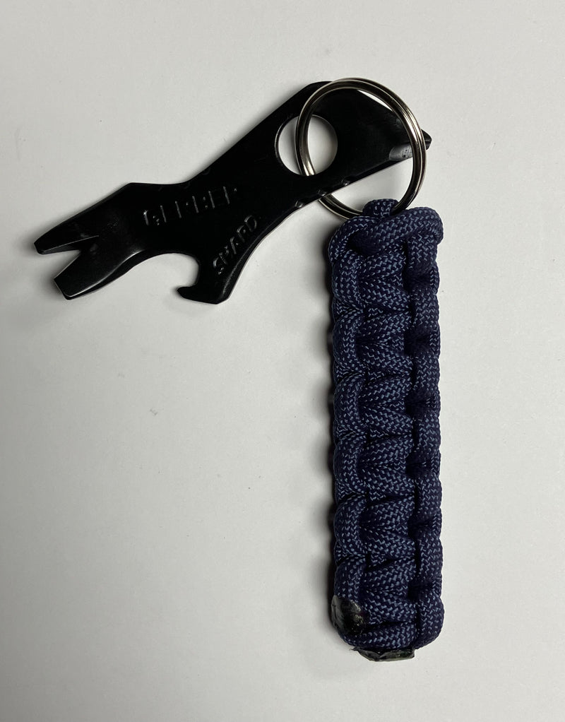 Cargue la imagen en el visor de la galería, Anchor&#39;s Knot Paracord Lanyard with Black Gerber Shard Tool
