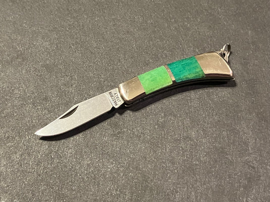 Maserin Mignon Miniature Knife, Green Bone (707/GR)