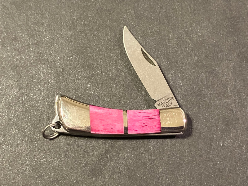 Load image into Gallery viewer, Maserin Mignon Miniature Knife, Pink Bone (707/RS)
