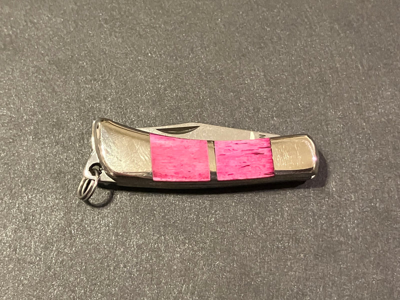 Load image into Gallery viewer, Maserin Mignon Miniature Knife, Pink Bone (707/RS)
