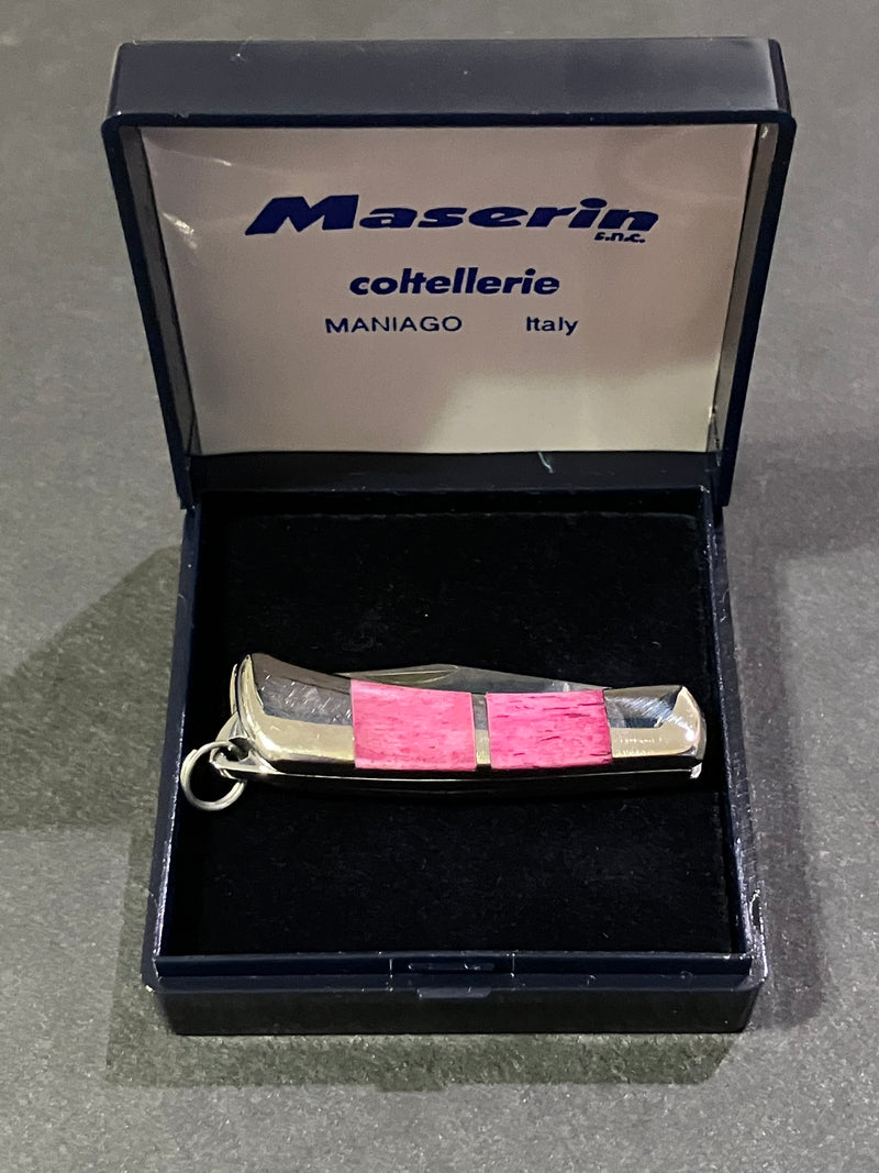 Load image into Gallery viewer, Maserin Mignon Miniature Knife, Pink Bone (707/RS)
