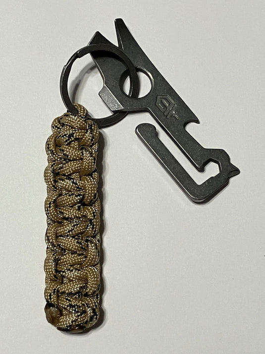 Anchor's Knot Paracord Lanyard with Stonewashed Gerber Mullet Tool