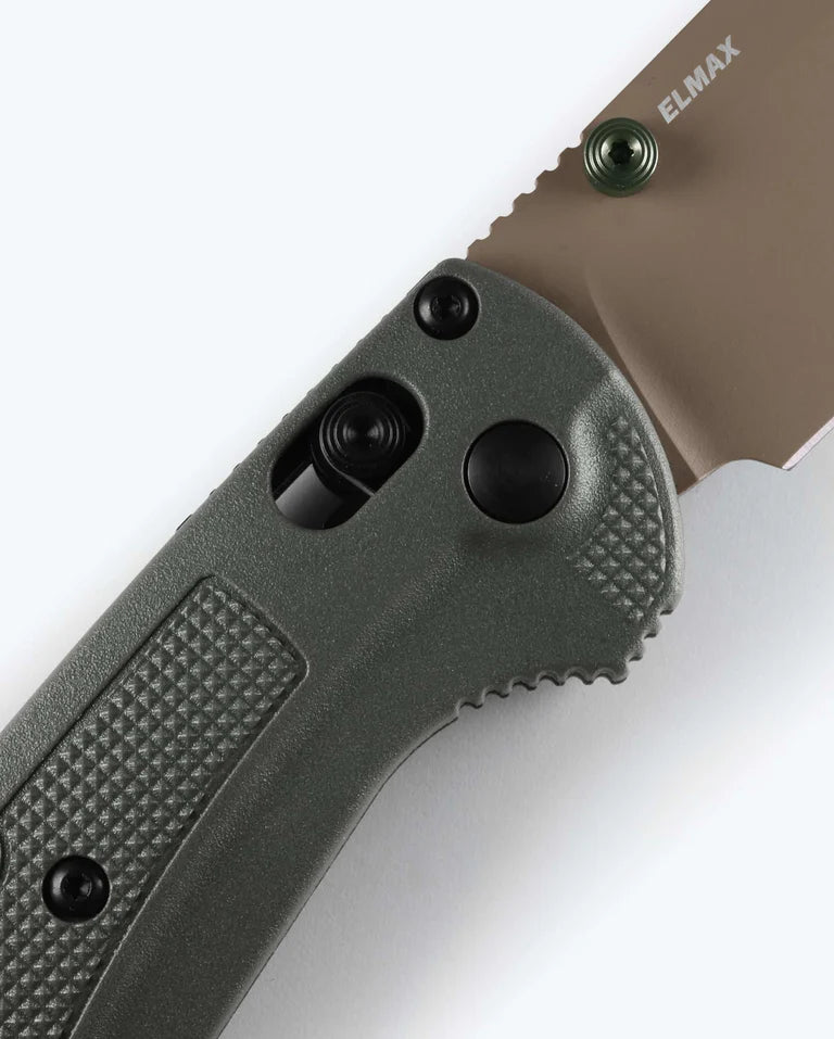 Load image into Gallery viewer, Benchmade Taggedout® AXIS® Lock Deep Olive Grivory®, Elmax (15536TN-02) - COMING SOON!!
