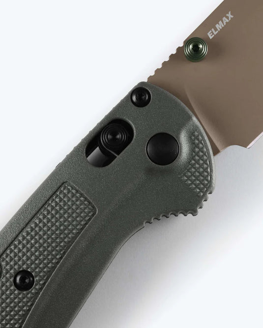 Benchmade Taggedout® AXIS® Lock Deep Olive Grivory®, Elmax (15536TN-02) - COMING SOON!!