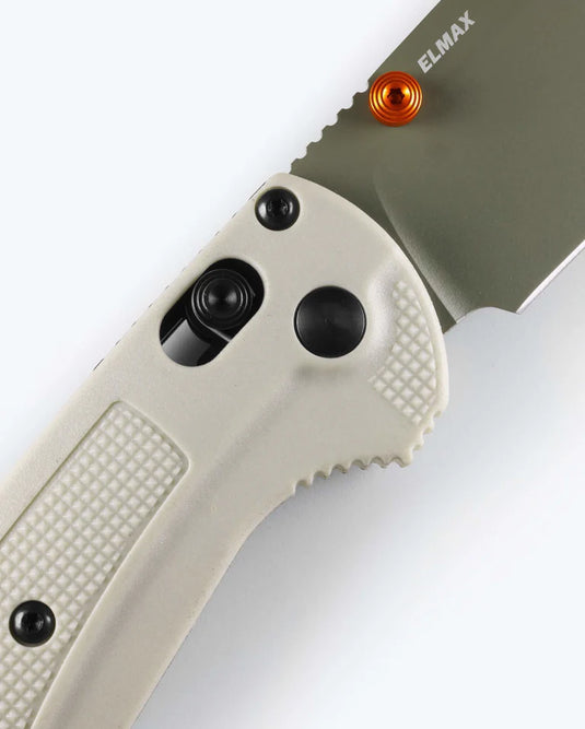 Benchmade Taggedout® AXIS® Lock Tan Grivory®, Elmax (15536GN-01) - COMING SOON!!